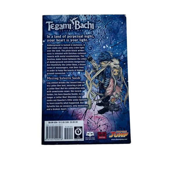 Tegami Bachi Letter Bee Volume 3 Hiroyuki Asada Shonen Jump Manga English - Picture 4 of 5